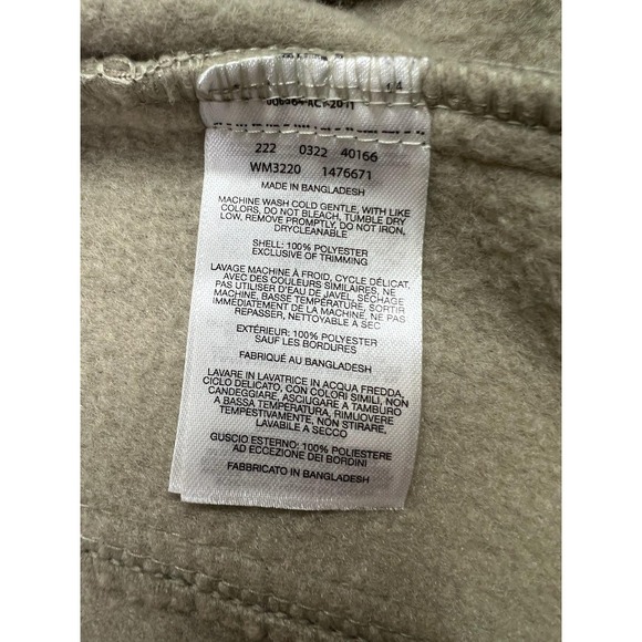 Columbia Jacket Mens Small Beige Full Zip Fleece WM3220 Hiking Outdoor Warm - Picture 7 of 9